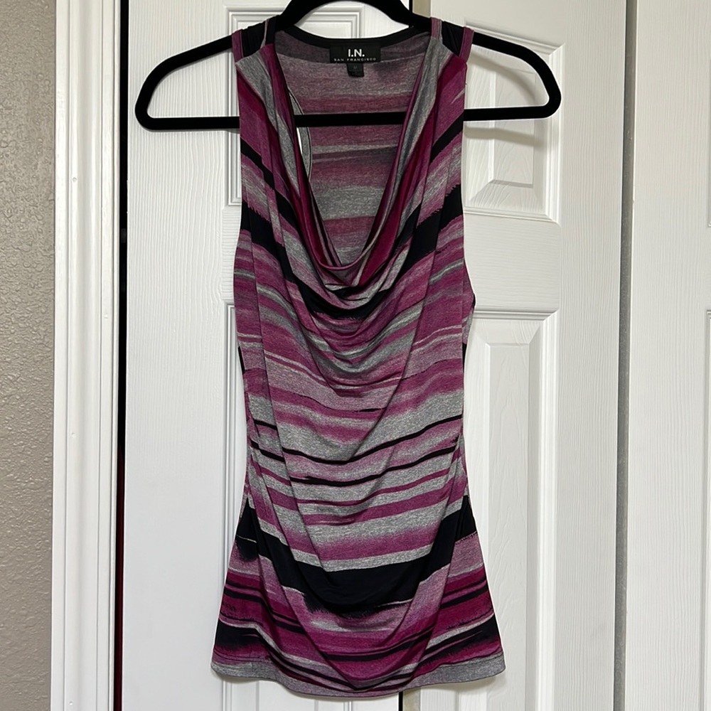 Cowl neck blouse